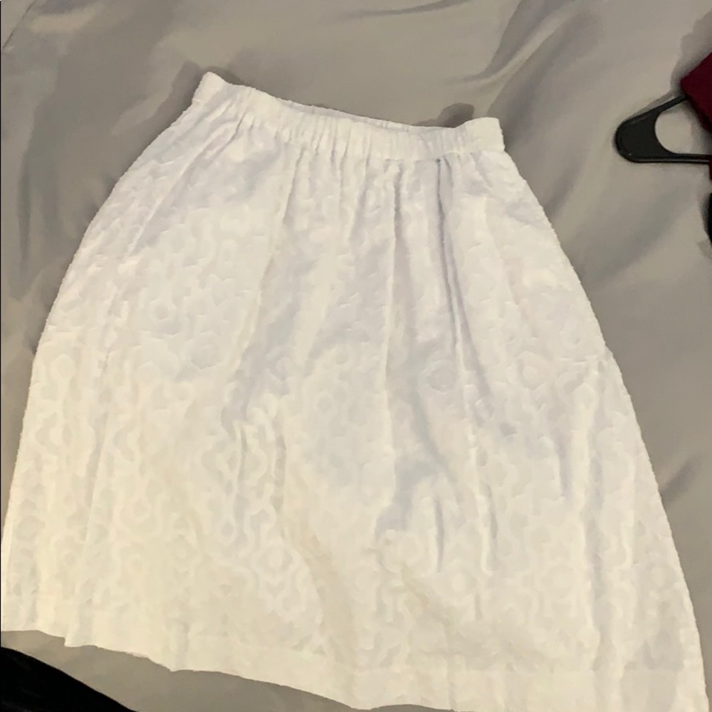 White jcrew skirt